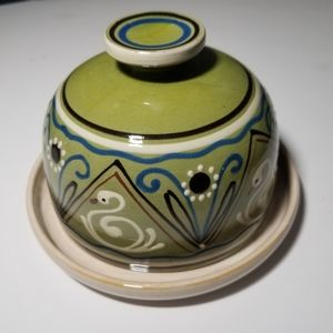 Vintage Danmark covered butter dish